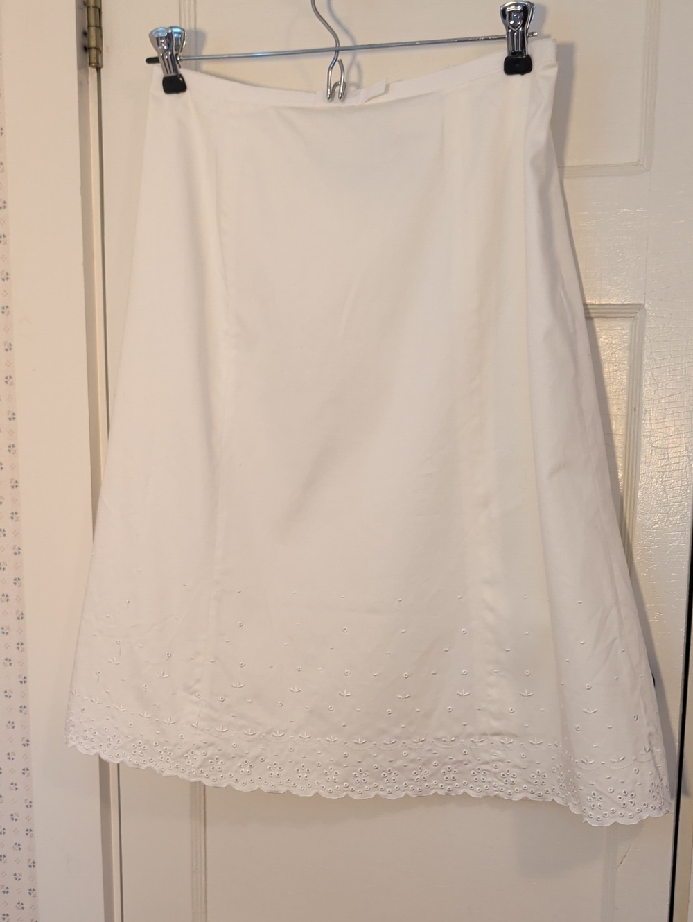 🤍 Tribal 4 Skirt Classic A-Line Eyelet Hem Clean Girl Preppy Coastal Beach Cute